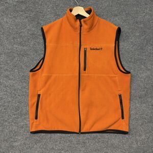 Timberland Vest Mens Large Polartec Fleece Full Zip Outdoor Hiking Camp Gorp